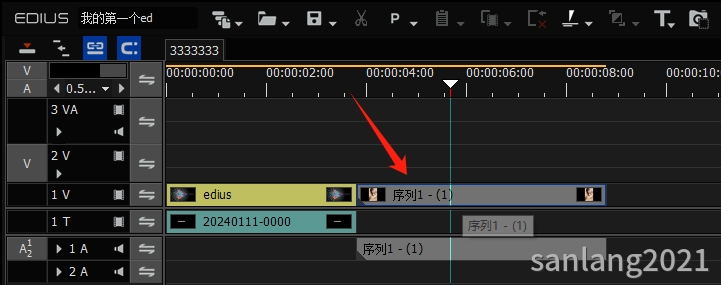 edius嵌套序列