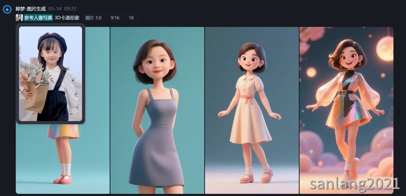 参考人像