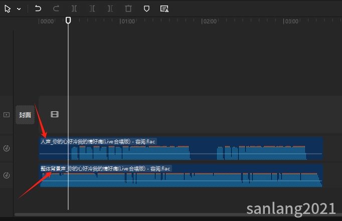 人声及背景音乐