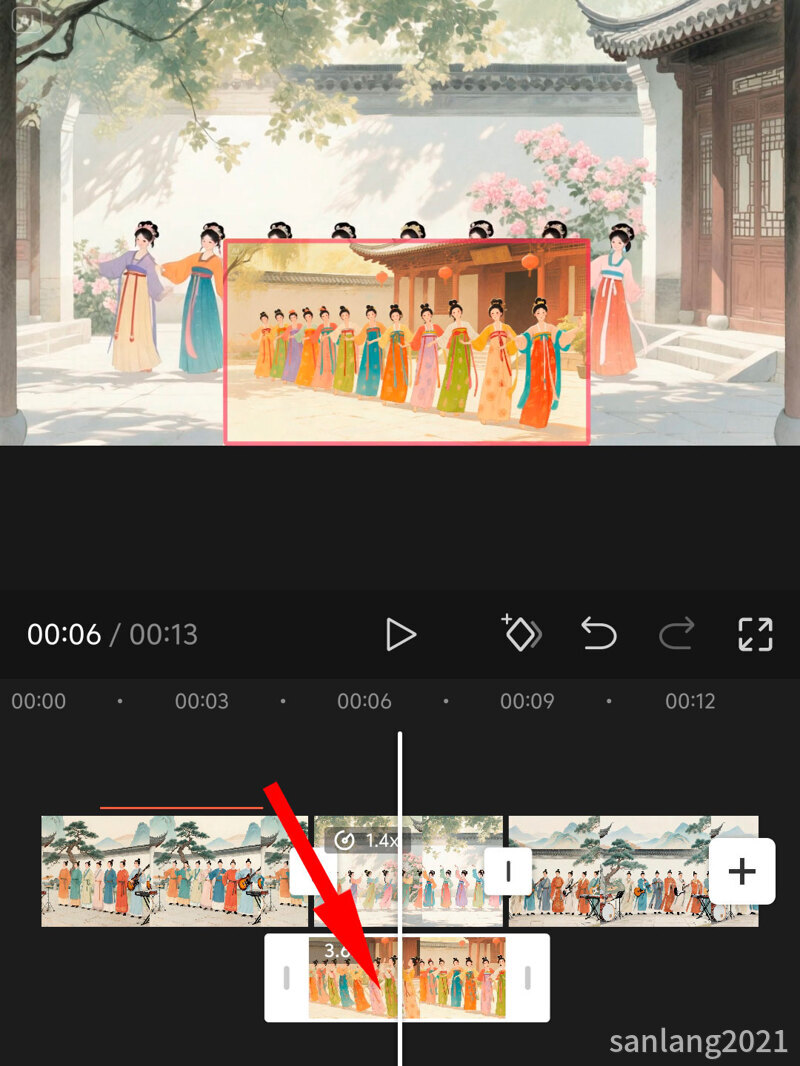 画中画轨道素材