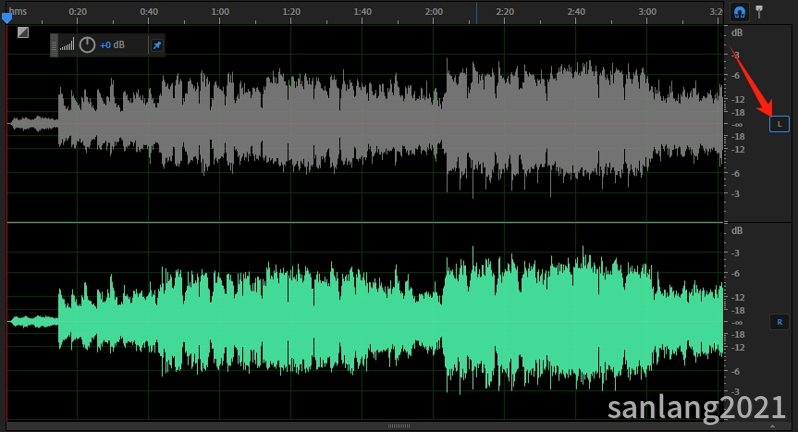Audition关闭左声道