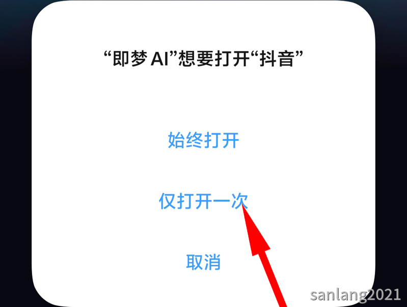 仅打开一次