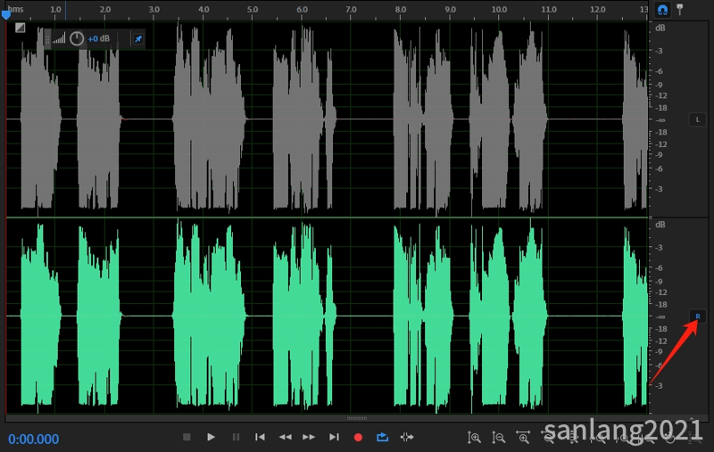 AU左声道填充右声道 AU左声道填充右声道