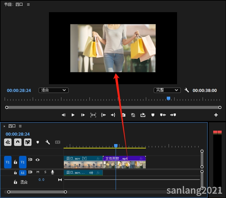 pr视频素材大小不一