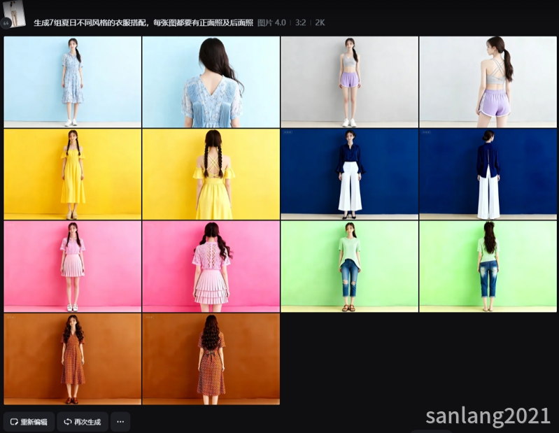 即梦生成衣服搭配