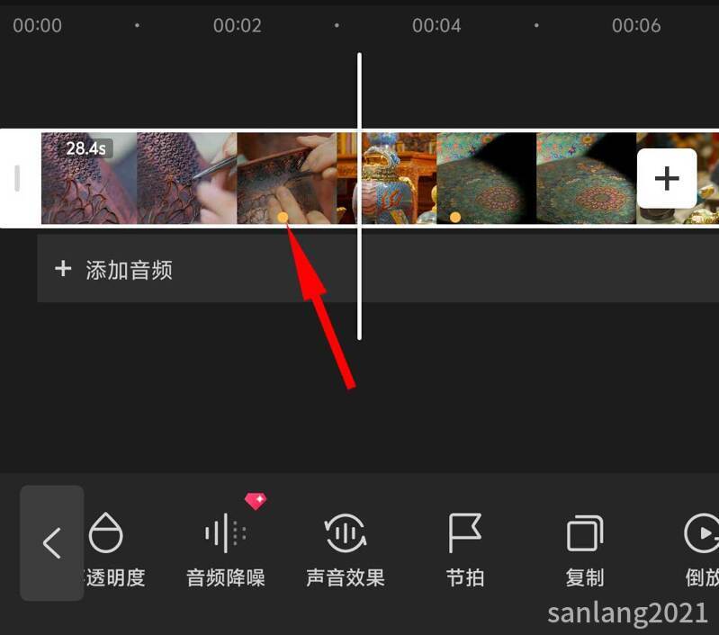 手机剪映手动添加节拍