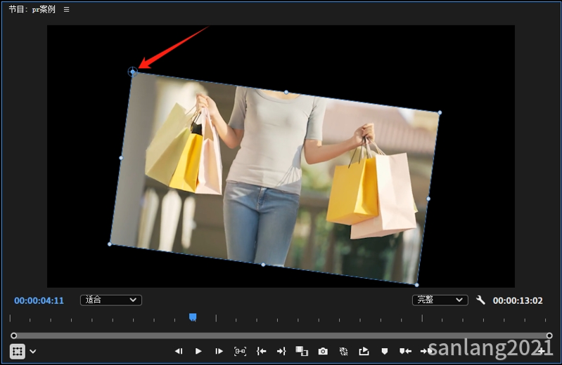 pr沿某个角旋转或缩放 pr沿某个角旋转或缩放