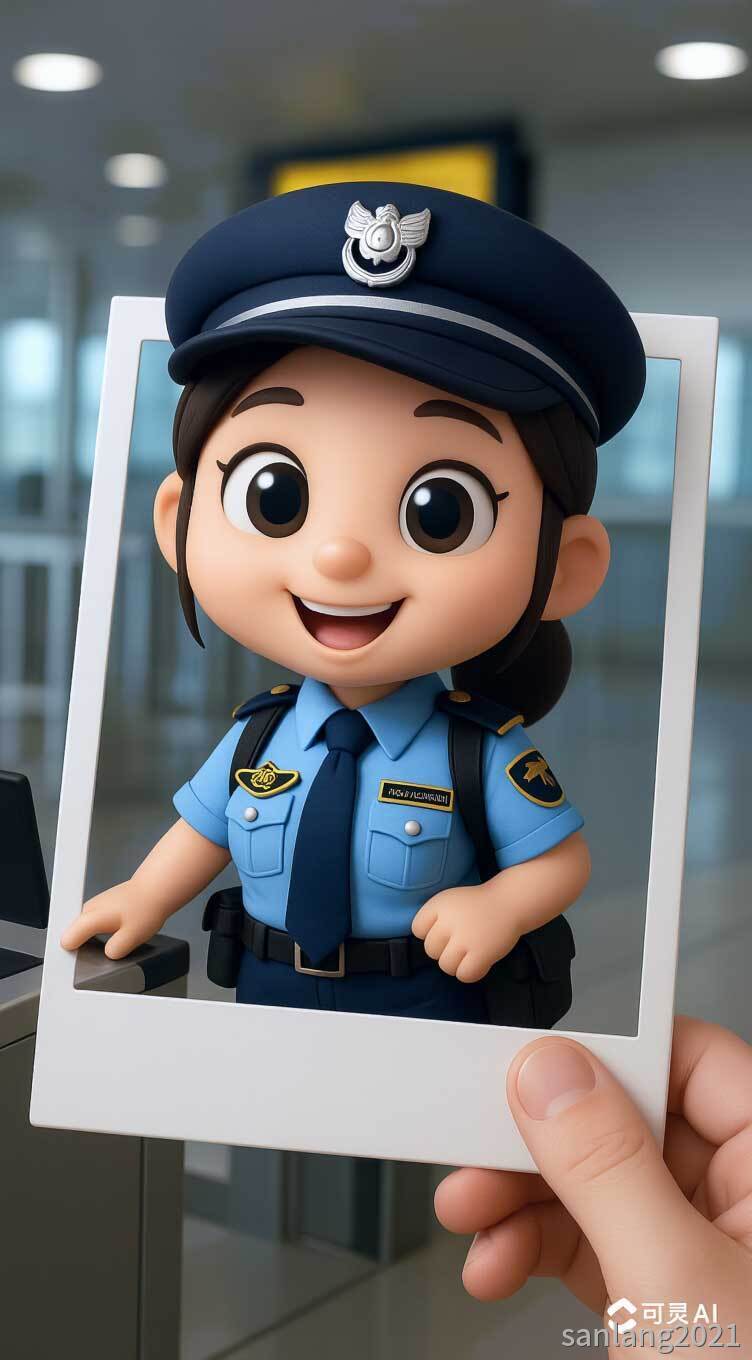 可灵3D拍立得风格