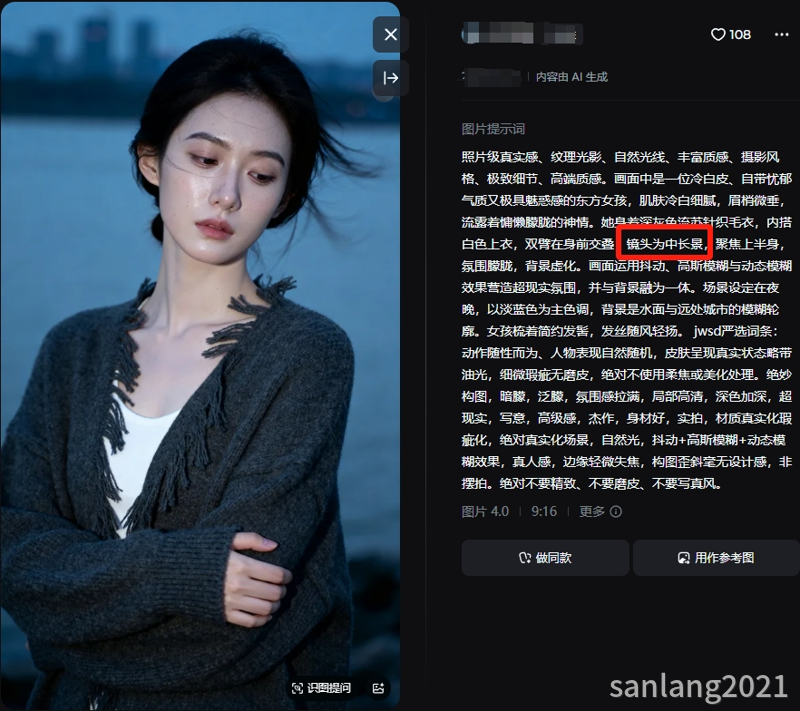 中长景景别